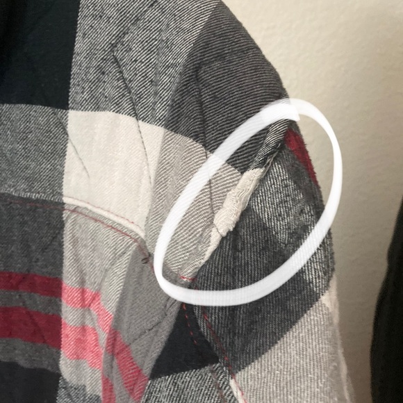 Quilted Cotton Plaid Quilted Jacket Small - Picture 6 of 6